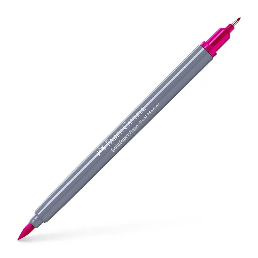 125 Goldfaber Aqua Double Pointe 125 pourpre rose moyen FABER-CASTELL – Image 1