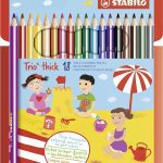 Pochette Crayons de 18 couleur Trio triangulaires  STABILO