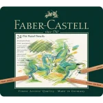 Boîte Crayon Pitt Pastel Pencils  métal de 24 pièces FABER-CASTELL