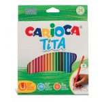 Pochette Crayons de 24 couleur  tita CARIOCA