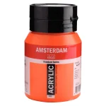 Acrylique Pot 500 ML Rouge naphthol clair 311 AMSTERDAM