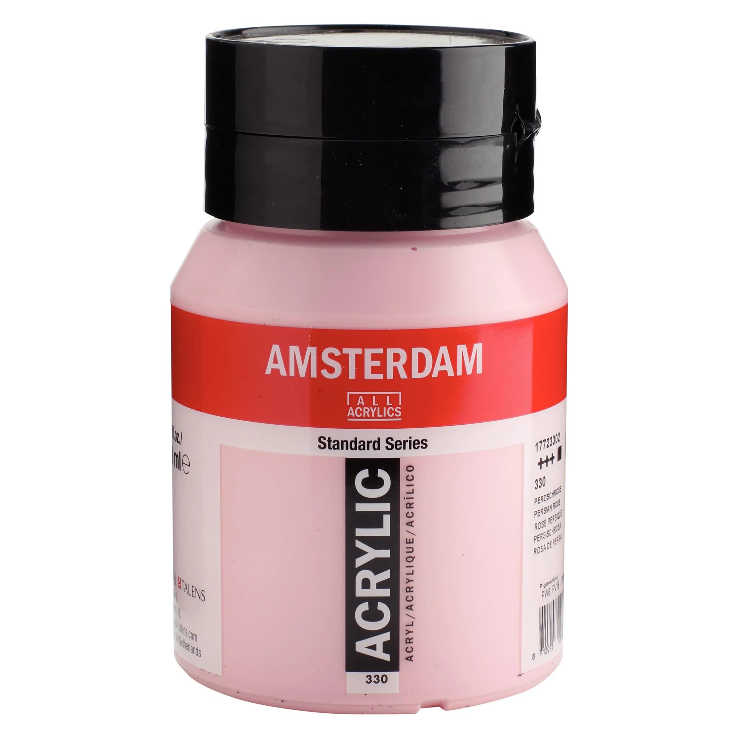 500-330 Acrylique Pot 500 ML Rose persan 330 AMSTERDAM – Image 1
