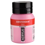 Acrylique Pot 500 ML Rose clair quinacridone 385 AMSTERDAM