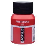 Acrylique Pot 500 ML Rouge naphthol foncé 399 AMSTERDAM