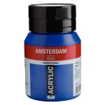 Acrylique Pot 500 ML Bleu Phtalo 570  AMSTERDAM