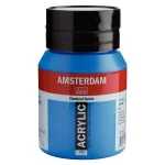 Acrylique Pot 500 ML Cyan primaire 572 AMSTERDAM