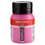 Acrylique Pot 500 ML Violet rouge permanent clair 577 AMSTERDAM