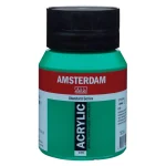 Acrylique Pot 500 ML Vert foncé permanent 619 AMSTERDAM