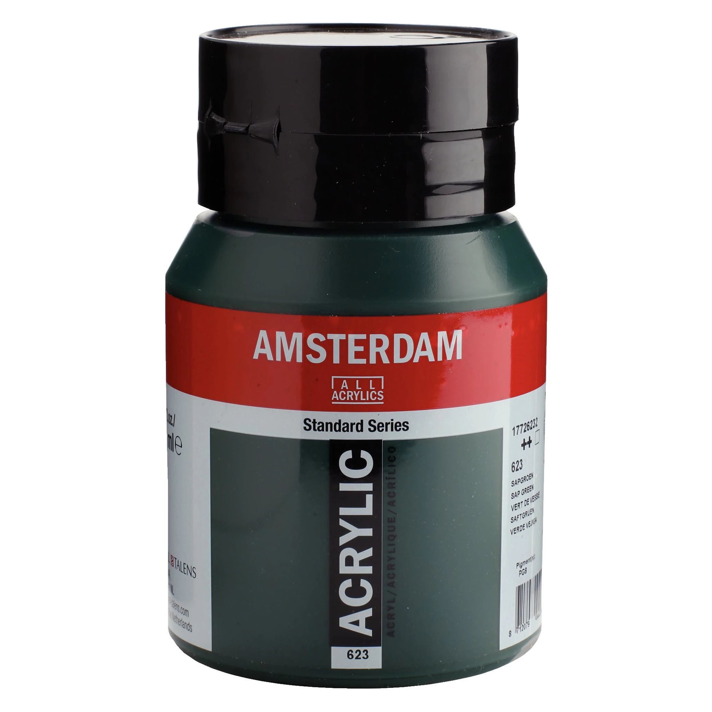 500-623 Acrylique Pot 500 ML Vert bourgeon 623 AMSTERDAM – Image 1