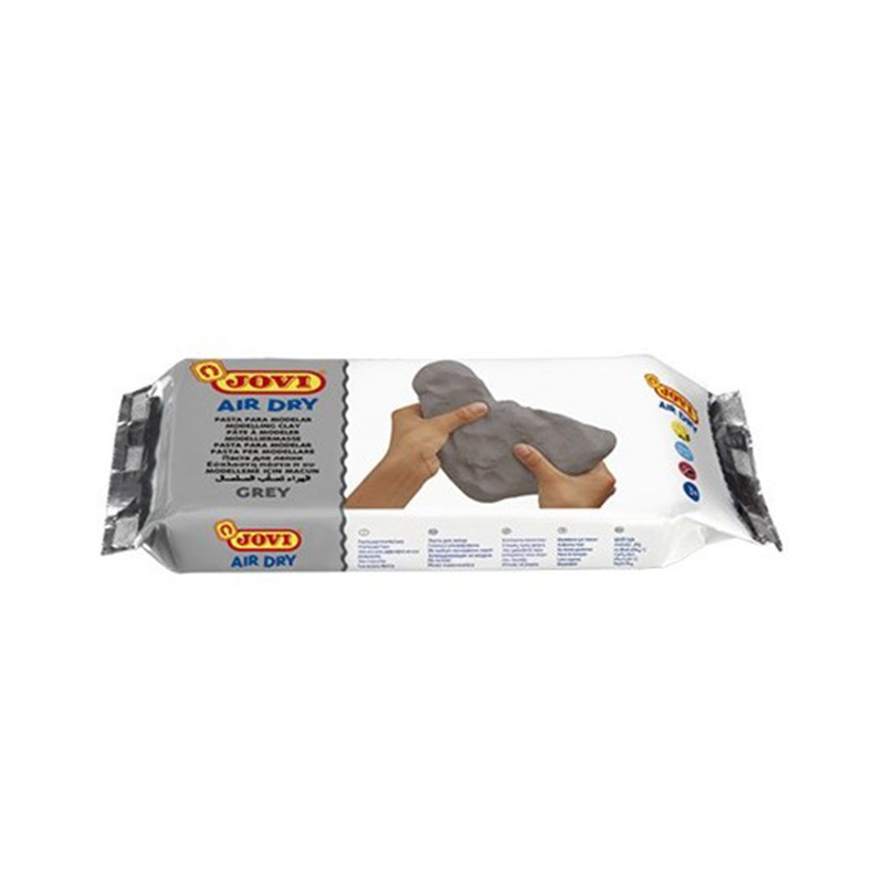 500g gris AIR DRY Pàte à modeler 500g JOVI – Image 1