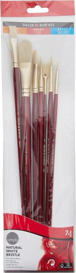 Sept Pinceau  pour huile & acrylique & aquarelle DALER ROWNEY – Image 2