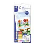 carton de 12 tubes de gouache aquarelle Watercolour Paints STAEDTLER