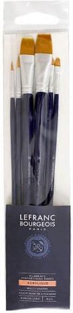 Six Pinceau pour Acrylique LE FRANC BOURGEOIS – Image 2