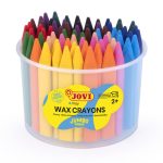 Boite Crayons de 72 Cire triangulaires jumbo JOVI