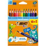 Pochette de 12 Crayons couleur Kids BIC JAMBO