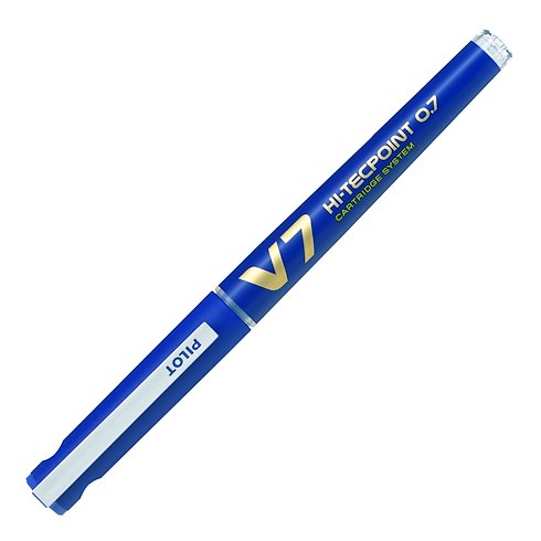 BLEEEEEEEEEEEEEEEEEEEEEEEEEEEEEEU Stylo Roller encre Hi-Tecpoint V7 Bleu PILOT – Image 1