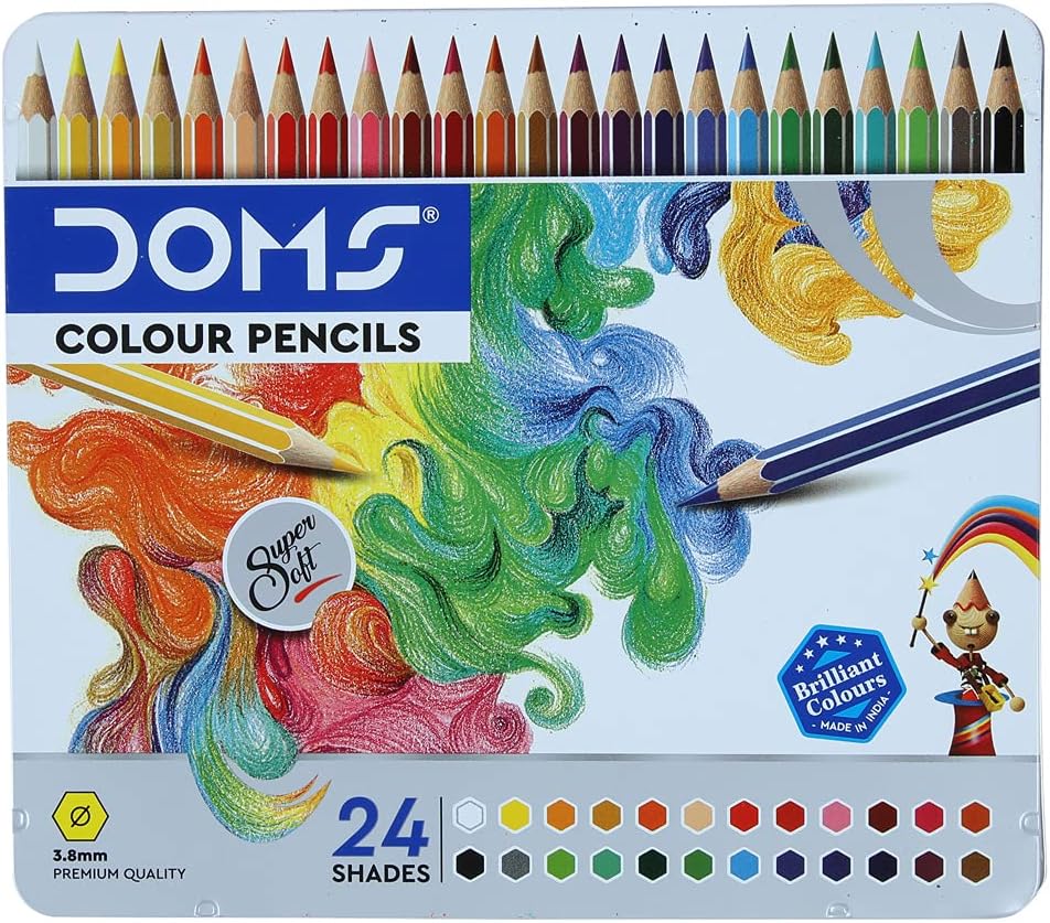 CC Boite Crayons de 24 couleur DOMS – Image 1