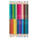 Pochette Crayons de 24 Couleur 12 Pieces Bicolores MAPED – Image 2