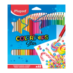 Pochette Crayons de 48 couleur Star MAPED