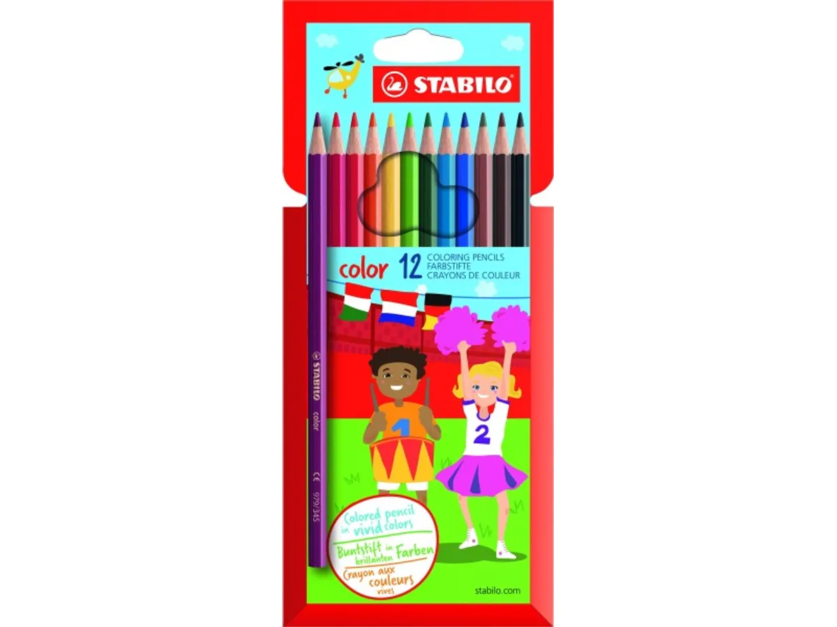 Crayons de 12 couleur STABILO Pochette Crayons de 12 couleur STABILO – Image 1