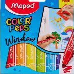 Pochette Feutres de 6 couleur vitres-Window  MAPED