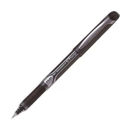 GRIP V7 NOIR Stylo Roller encre Hi-Tecpoint V7 Grip Noir PILOT – Image 1