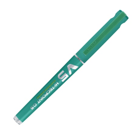 HYTGTTTTTTTTTT Stylo Roller encre Hi-Tecpoint V5 Vert PILOT – Image 1