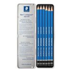 Boite de 6 Crayon Noir Mars Lumograph STAEDTLER – Image 3