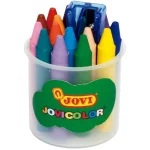 Boite Crayons de 16 Cire triangulaires  JOVI