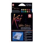 Boite Peinture Aquarelle 12 Couleurs KOI SAKURA