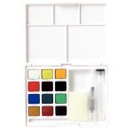 Boite Peinture Aquarelle 12 Couleurs KOI SAKURA – Image 2