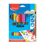 Pochette Crayons  Aquarellables de 18 Couleurs COLOR'PEPS MAPED