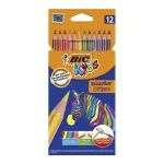 Pochette Crayons de 12 couleurs EVOLUTION Stripes  BIC – Image 2
