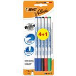 Lot De 5 Marqueur Effaçable Velleda 4 Couleur BIC