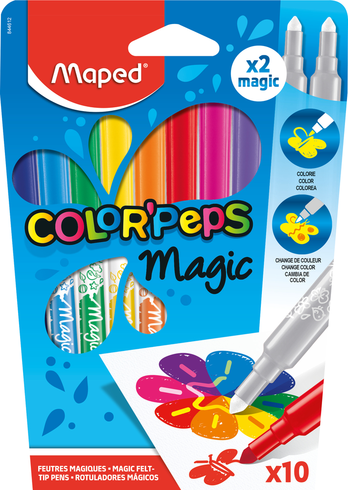 MP1 Pochette Feutres de 10 Couleur magiques MAPED – Image 1