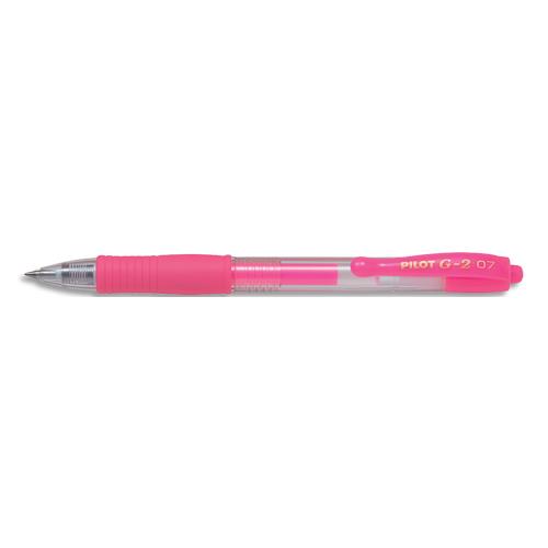 NHBHGT Stylo Roller encre Gel G-2 07 Rose PILOT – Image 1