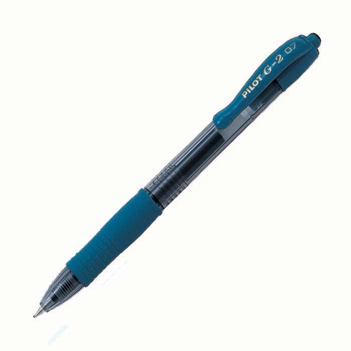 NHGTTTR Stylo Roller encre Gel G-2 07 Turquoise PILOT – Image 1
