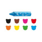 Pochette Crayons de cire pastels baby 8 pièce CARIOCA – Image 2