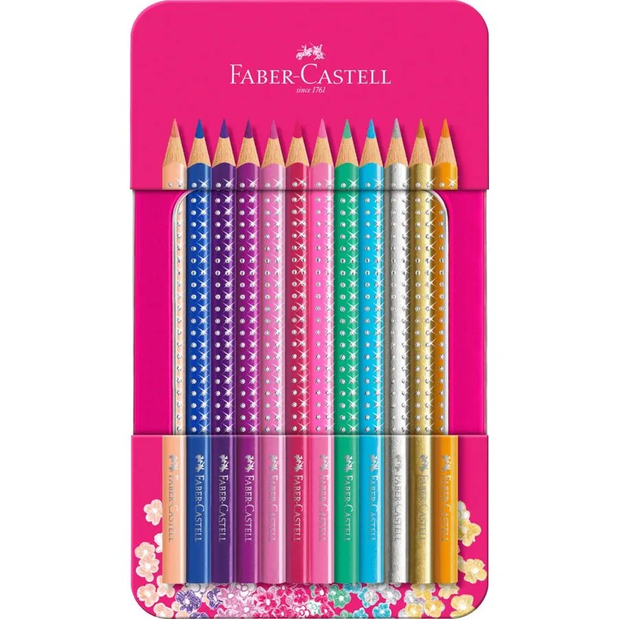 PO Boite Crayons de 12 couleur FABER-CASTELL – Image 1