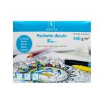 Pochette dessin 24*32 cm  Canson Blanc 160g SELECTA – Image 2