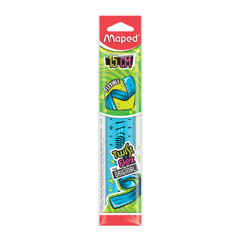 REGLES 15 Règle Plate Twist'n Flex 15 CM Flexible MAPED – Image 1