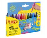 Pochette Crayons de 12 Cire triangulaires jumbo JOVI