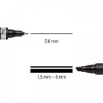Marqueur Permanent Duo Lumocolor 348 M-F STAEDTLER – Image 2