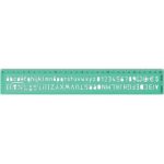 Règle Trace Lettres Rigide 30 CM MAPED
