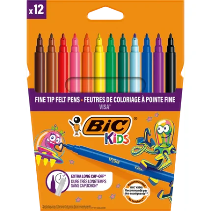 Pochette de 12 Feutres kids visa BIC
