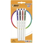 Pochette de Stylo a bille Cristal up 4 Couleur  BIC