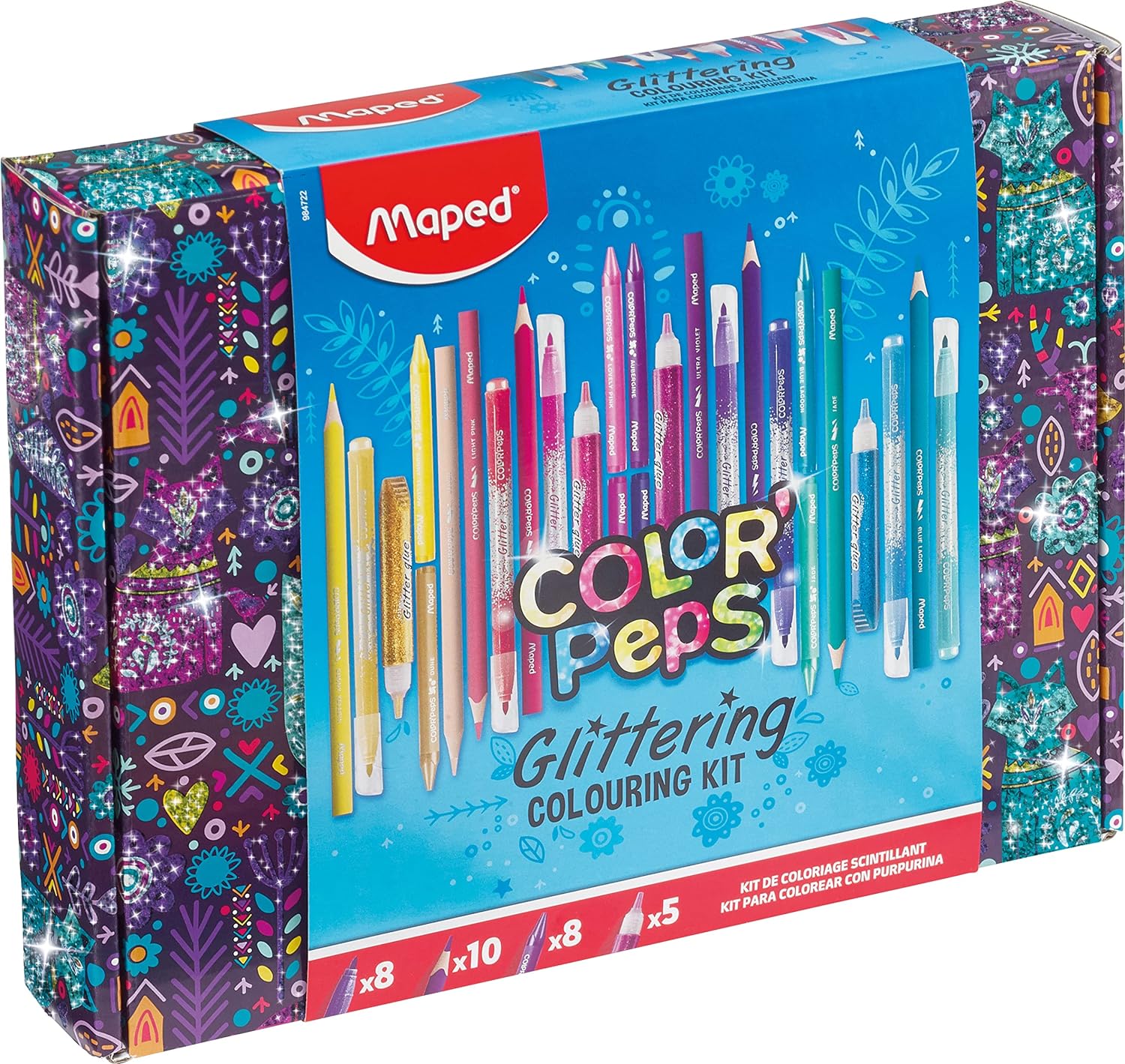 mmm Boite de Glittring Colouring kit MAPED – Image 1