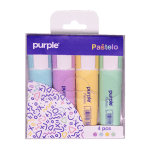 Pochette de 4 Surligneurs Pastel PURPLE