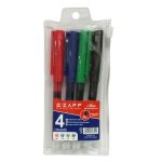 Pochette De 4 Stylos Roller Mora ZAPP