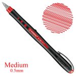 Stylo Roller Black Medium Rouge 1018-40 STABILO – Image 3